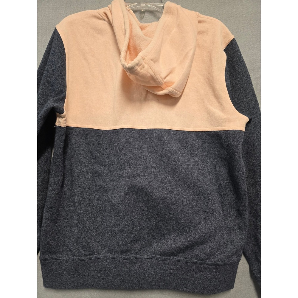Hurley Colorblock Hoodie Peach Gray Long Sleeve Pullover Men's Size M - Picture 7 of 9